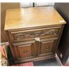 Image 1 : SOLID WOOD SIDE TABLE 30" X 20" X 31"