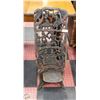 Image 1 : WOOD CARVED CHAIR FOR DECORATION ONLY