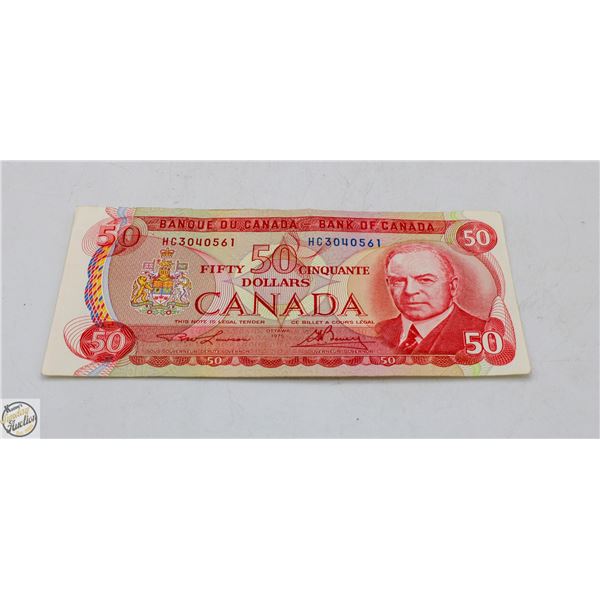1975 $50 BILL
