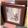 Image 1 : FRAMED TRISHA ROMANCE PRINT “GENEROUS HEART”