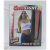 Image 1 : COORS LIGHT SPONSER OF THE CFR FRAMED
