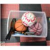 Image 2 : 2 BOXES OF KIDS OUTDOOR TOYS, SOCCER,