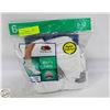 Image 1 : ANKLE SOCKS WHITE 6-12 SIZE 6-PACK FRUIT OF LOOM