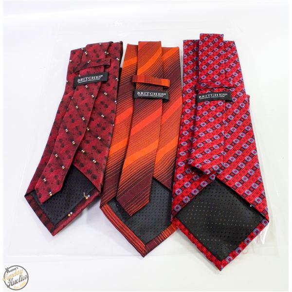 3 DESIGNOR BRITCHES TAILORED COLLECTION NECKTIES 3