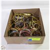 Image 1 : FLAT W/OVER 125 ESTATE ASSORTED BANGLES+BRACELETS