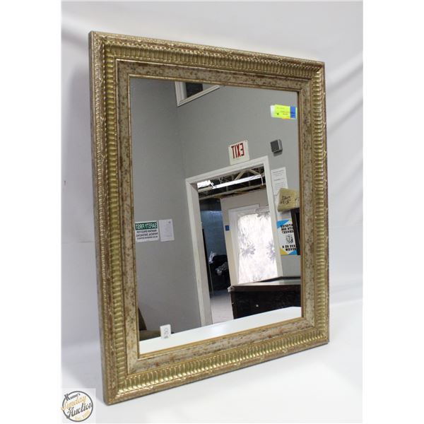 ORNATE FRAMED MIRROR 21" X 26"