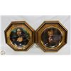 Image 1 : 2VINTAGE ART THEMED DESIGNER FRAMED PLATES