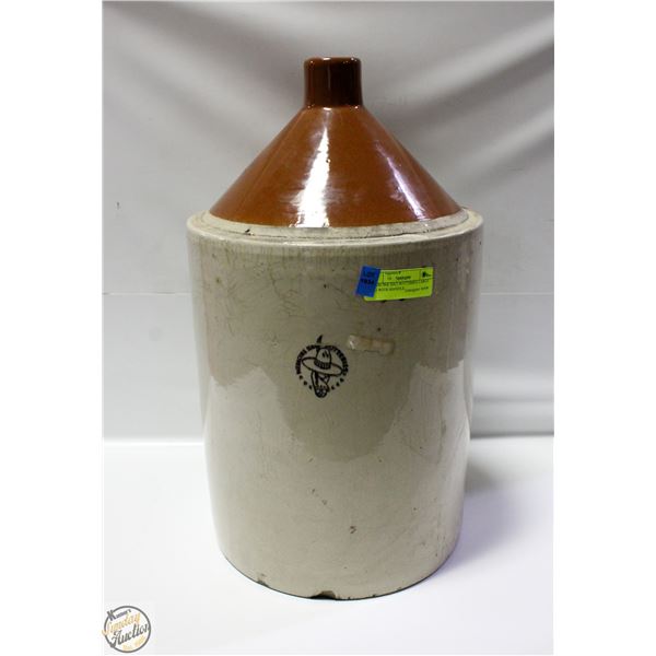 MEDICINE HAT POTTERIES LARGE JUG WITH HANDLE