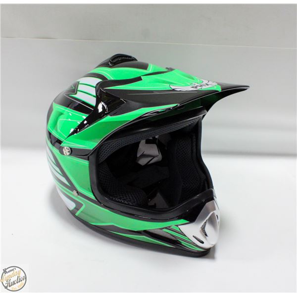 NEW PHX ZONE 3 HELMET GLOSS GREEN YOUTH