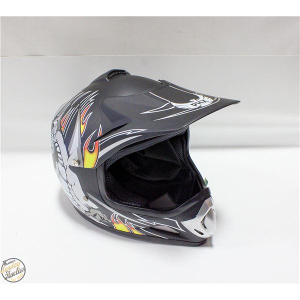 NEW PHX ZONE 3 HELMET NIGHTMARE BLACK