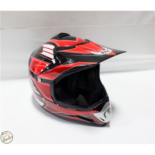 NEW PHX ZONE 3 HELMET GLOSS RED YOUTH