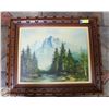 Image 1 : ART ON CANVAS 23" X 27"