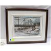 Image 1 : GRETZKY HOMESTEAD BY J.T.MORIARITY FRAMED