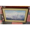 Image 1 : PAINTING SAILBOATS IN THE HARBOUR J.G.TYLER FRAMED