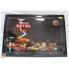 Image 1 : ROUTE 66 THUNDERBIRD MOTEL FRAMED 24" X 35"