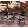Image 1 : ESTATE ROUND DINING TABLE WITH 4 CHAIRS