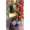 Image 1 : ESTATE TOOLS, COMPRESSOR, GRINDER, JIG SAW,