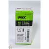 Image 2 : NEW W BOX GREX 18 GAUGE 1-1/4" GALVANIZED NAILS