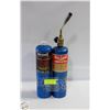 Image 1 : 2 PARTIAL BERNZOMATIC PROPANE FUEL BOTTLES