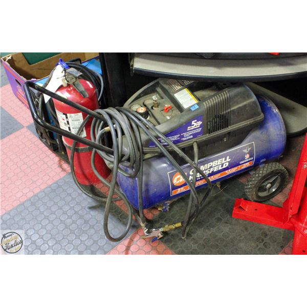 CAMPBELL HAUSFELD 13 GALLON 5HP AIR COMPRESSOR