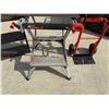Image 8 : BLACK & DECKER WORKMATE 225 ADJUSTABLE WORKBENCH, METAL SHELF, AND TWO-WHEEL HAND CART
