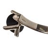 Image 5 : Louis Vuitton V Cuff Metal with Crystals Silver