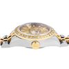 Image 5 : Rolex Ladies 18K Gold And Steel Champagne Index Diamond Bezel Hidden Clasp Datej