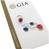 Image 1 : New 14k White Gold 7.9 ctw GIA NO HEAT Oval Cabochon Ruby & Diamond Halo Ring