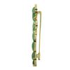Image 2 : Vintage 10K Yellow Gold Cabochon Jade Open Work Dragonfly Large Pin Brooch