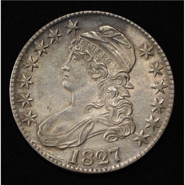 1827 CAPPED BUST HALF DOLLAR