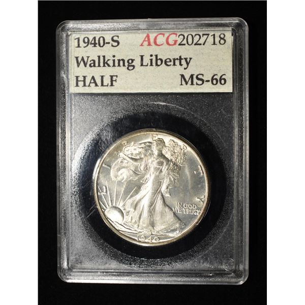 1940-S WALKING LIBERTY HALF DOLLAR