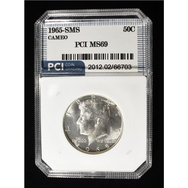 1965 SMS KENNEDY HALF DOLLAR SUPERB GEM+ PROOF