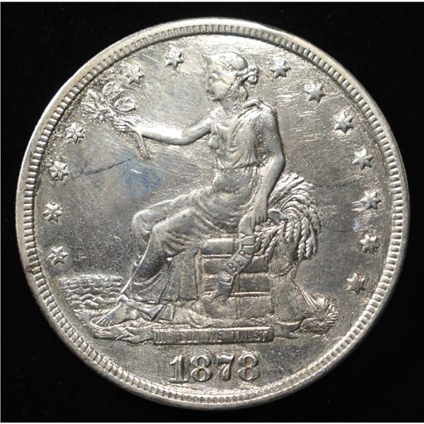 1878-S TRADE DOLLAR BU