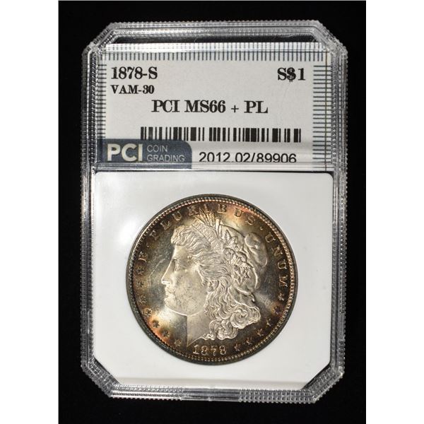 1878-S PL MORGAN DOLLAR SUPERB GEM BU