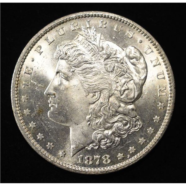1878-CC MORGAN DOLLAR CH/GEM BU