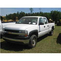 2001 CHEVROLET 2500 CREW CAB PICKUP
