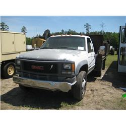 1995 GMC 3500 FLATBED TRUCK