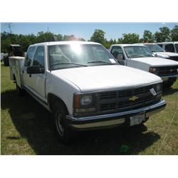 2000 CHEVROLET 3500 CREW CAB SERVICE TRUCK