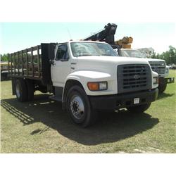 1998 FORD F800 S/A FLATBED
