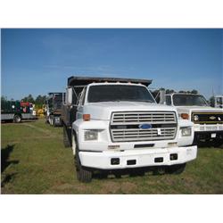 1986 FORD F6000 SINGLE AXLE DUMP