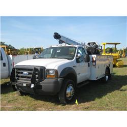 2005 FORD F550 4X4 SERVICE TRUCK