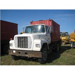 1987 FORD 8000 T/A WATER TRUCK