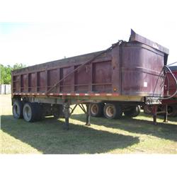 1997 HARDEE HRDT300 STEEL DUMP TRAILER