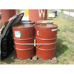(4) 55 GAL BARRELS