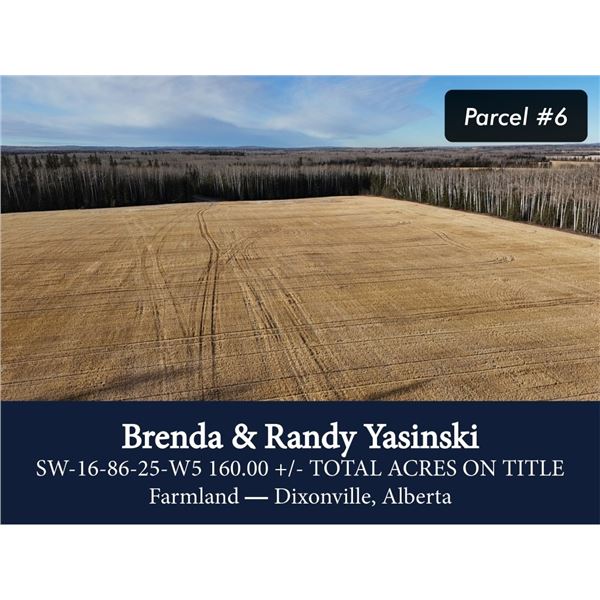 SW-16-86-25-W5 160.00 +/- TOTAL ACRES ON TITLE