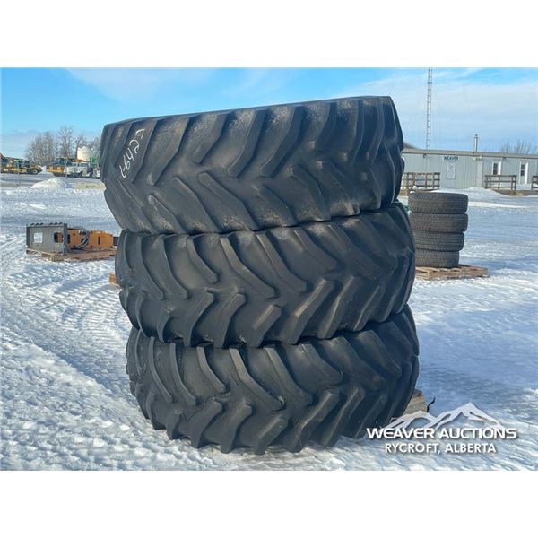 (3) GOODYEAR 24.5 X 32 DYNATORQUE TIRES