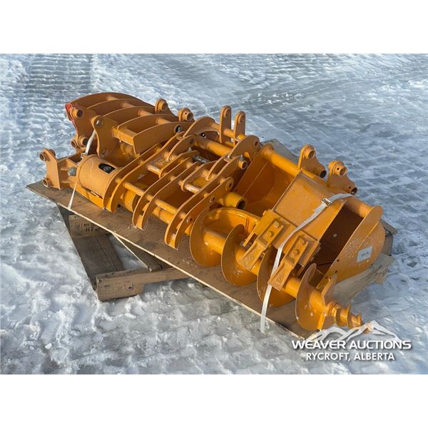(8) MINI EXCAVATOR ATTACHMENTS