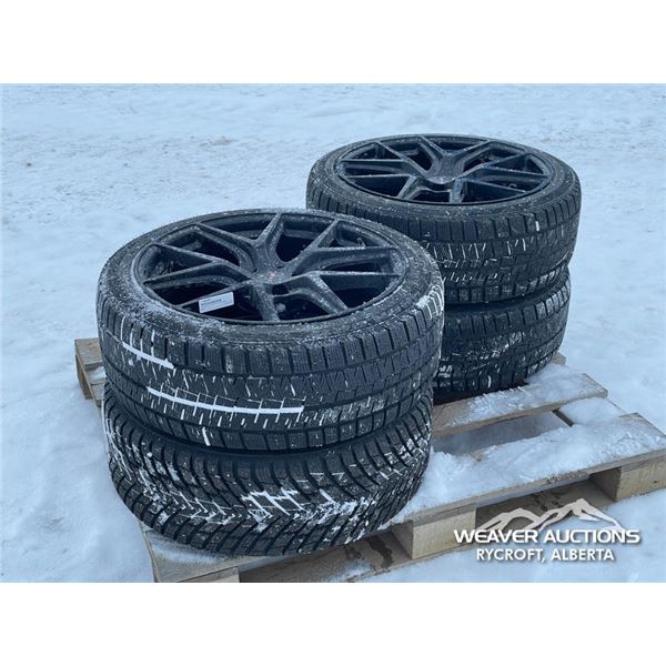 (4) HABILEAD 245/40R20 TIRES & RIMS