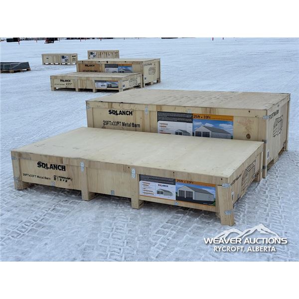 25 X 33 FT. DOUBLE GARAGE SHED