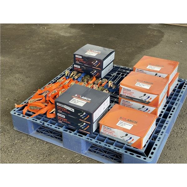 QTY OF SDLANCH RATCHET STRAPS